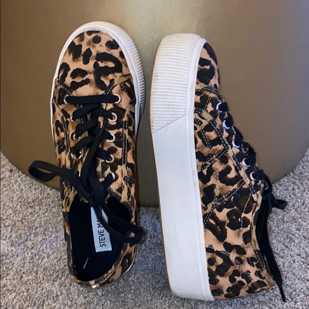 Steve Madden cheetah print sneakers